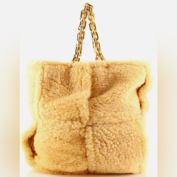 Bottega Veneta Handbags - BOTTEGA VENETA Teddy Gold The Chain Tote - modeled this bag in video once